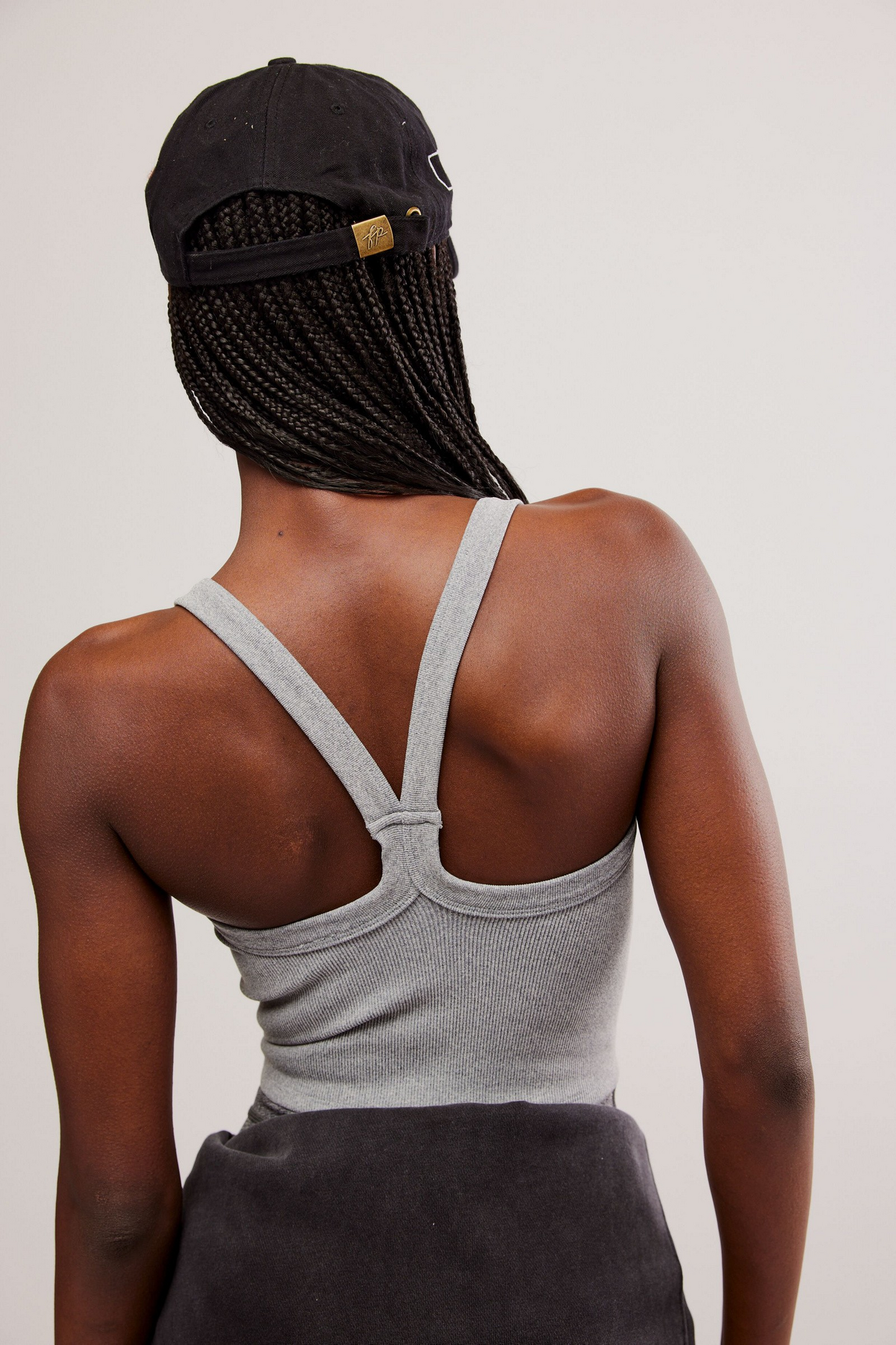 HEATHER GRAY ALL CLEAR SOLID CAMI