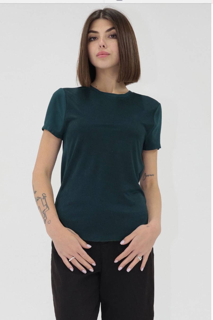 RAINFOREST ELAINA SUEDE TOP