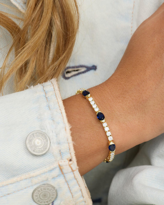 SAPPHIRE MAVEN TENNIS BRACELET