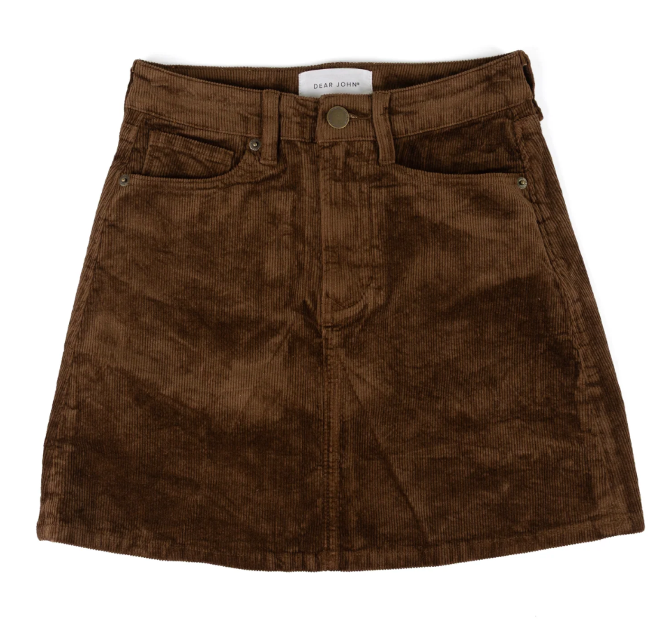 DEAR JOHN CAPPUCCINO QUINN MINI SKIRT