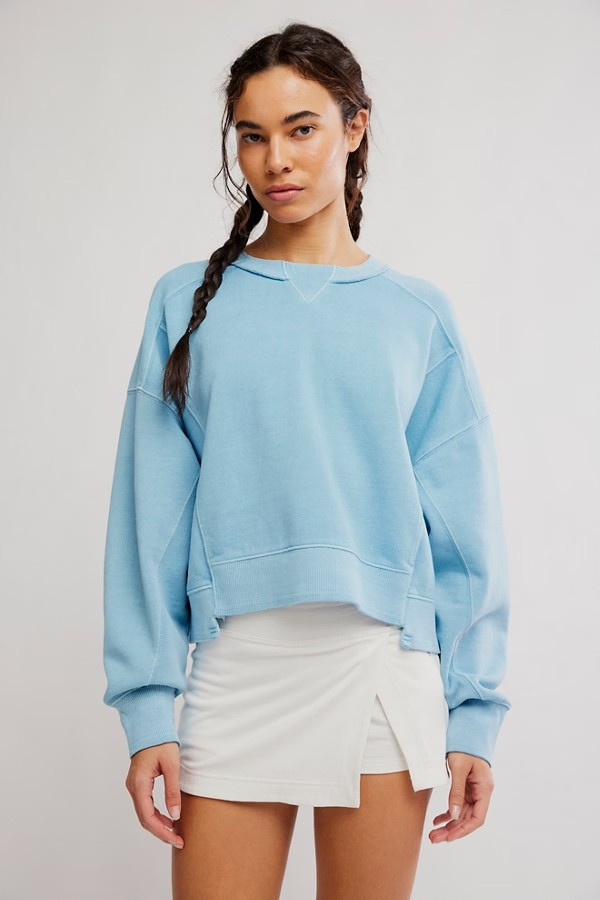 BRIGHT BLUE INTERCEPT PULLOVER
