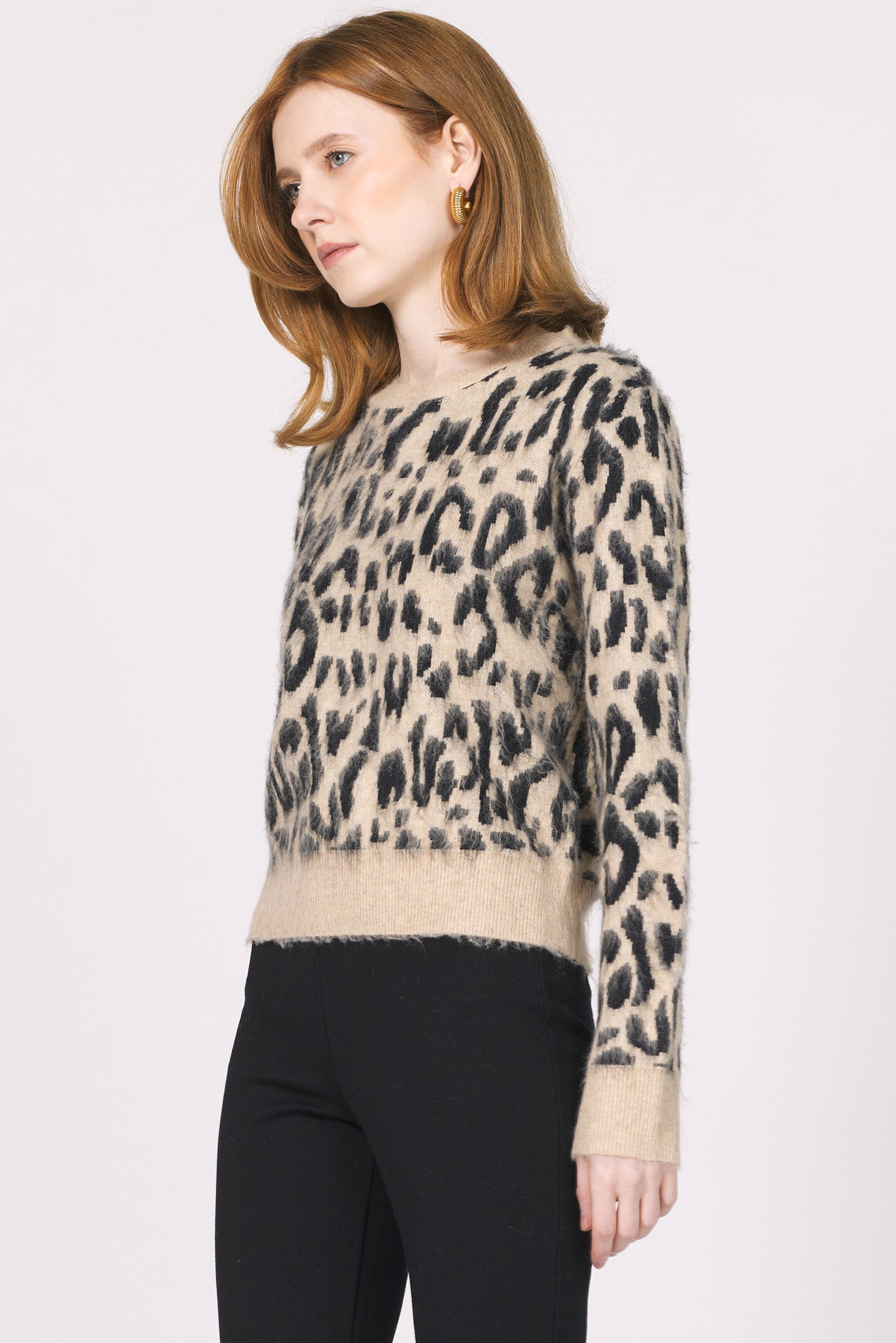 SNOW LEOPARD MINA SWEATER