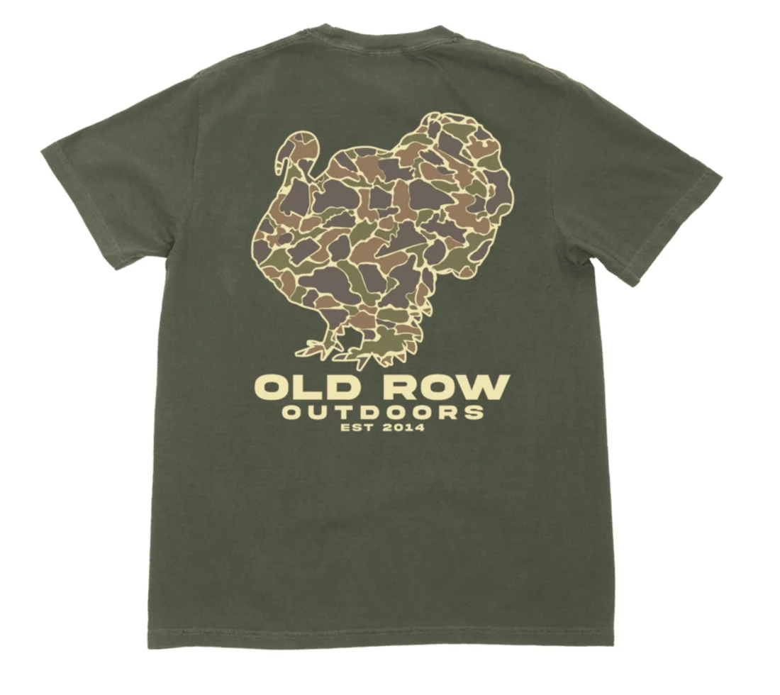 OLD ROW CAMO TURKEY POCKET TEE
