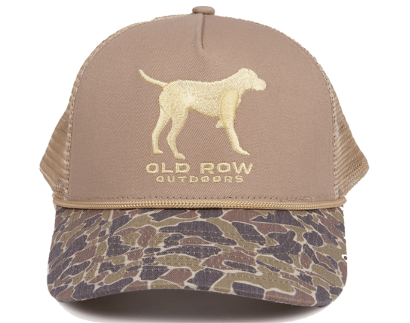 OLD ROW CAMO POINTER MESH BACK HAT