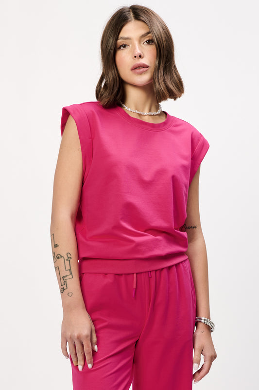 ANOTHER LOVE PINK PARADISE REAGAN TOP