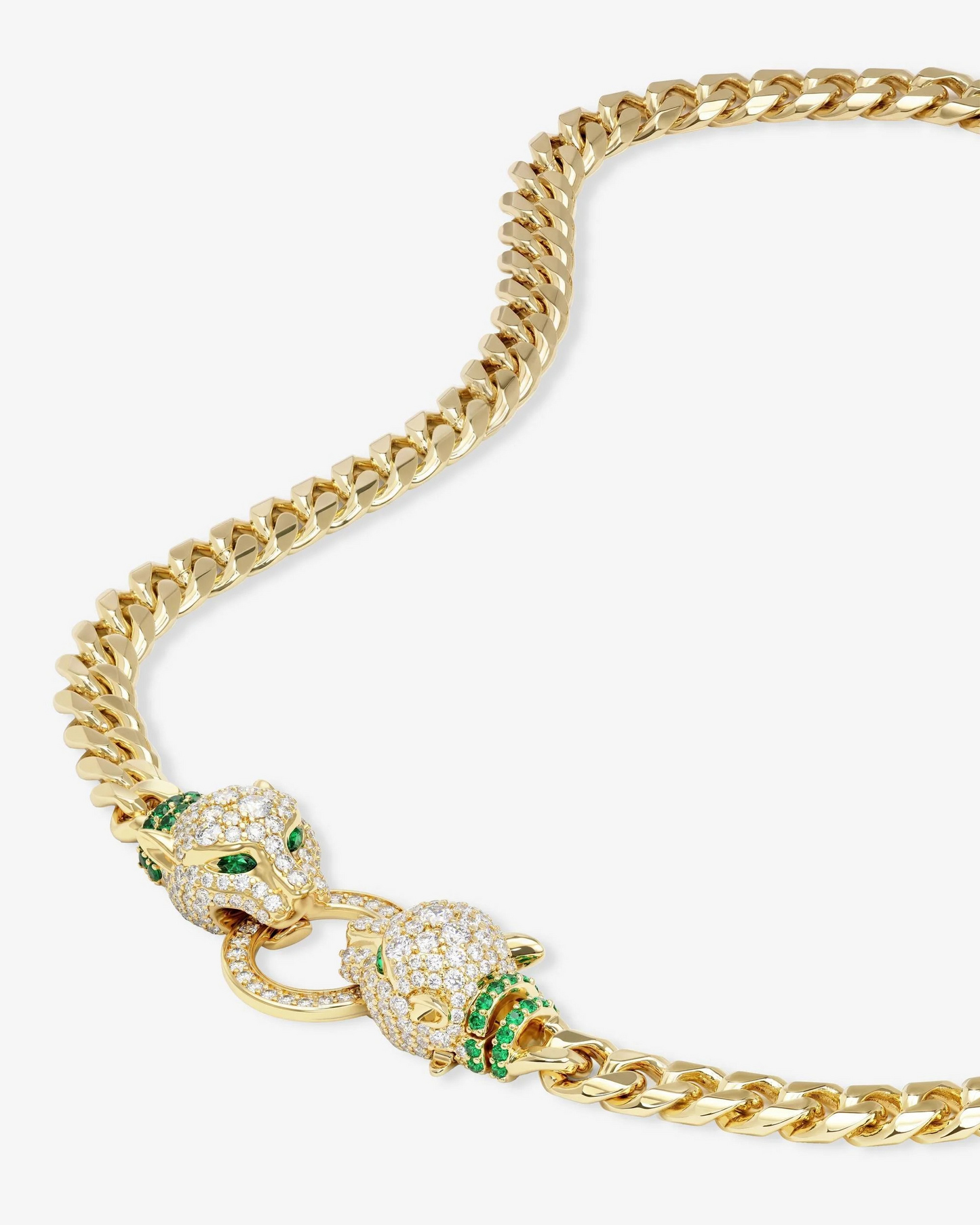 JAGUAR CUBAN CHAIN NECKLACE