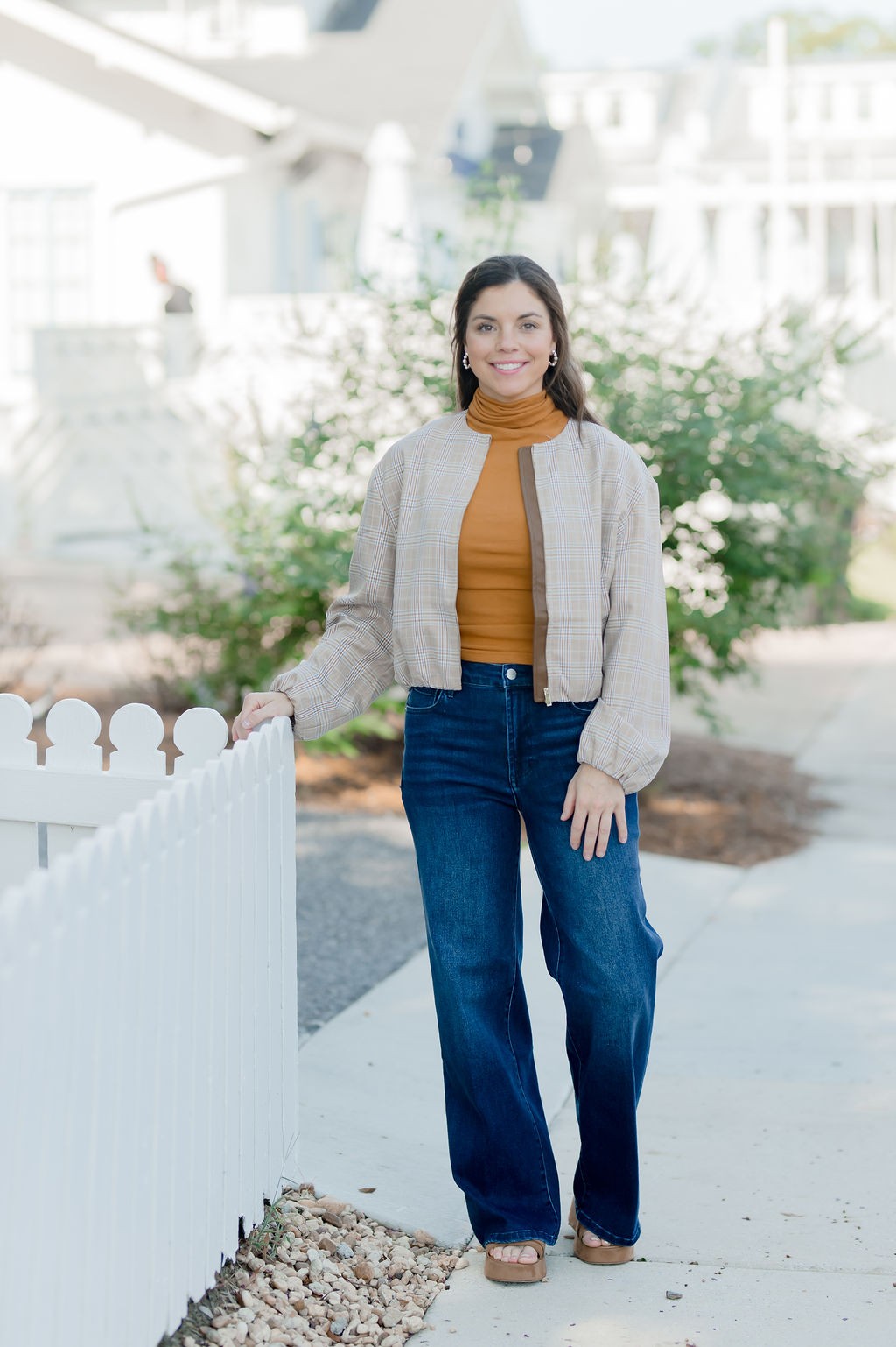 HEATHER PLAID IRIS JACKET
