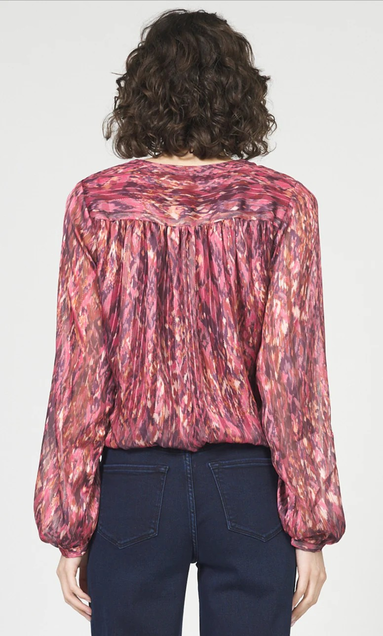 POMEGRANATE FLAME PIAF TOP