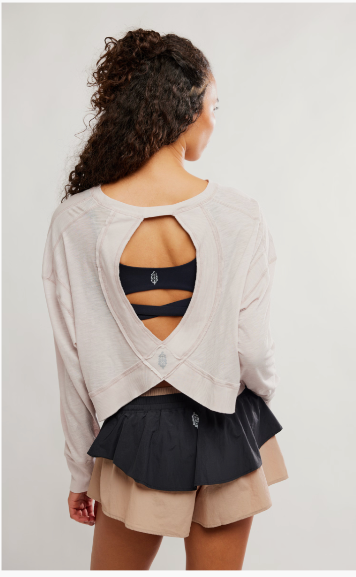 FREE PEOPLE PEARL MY TIME LAYER TEE