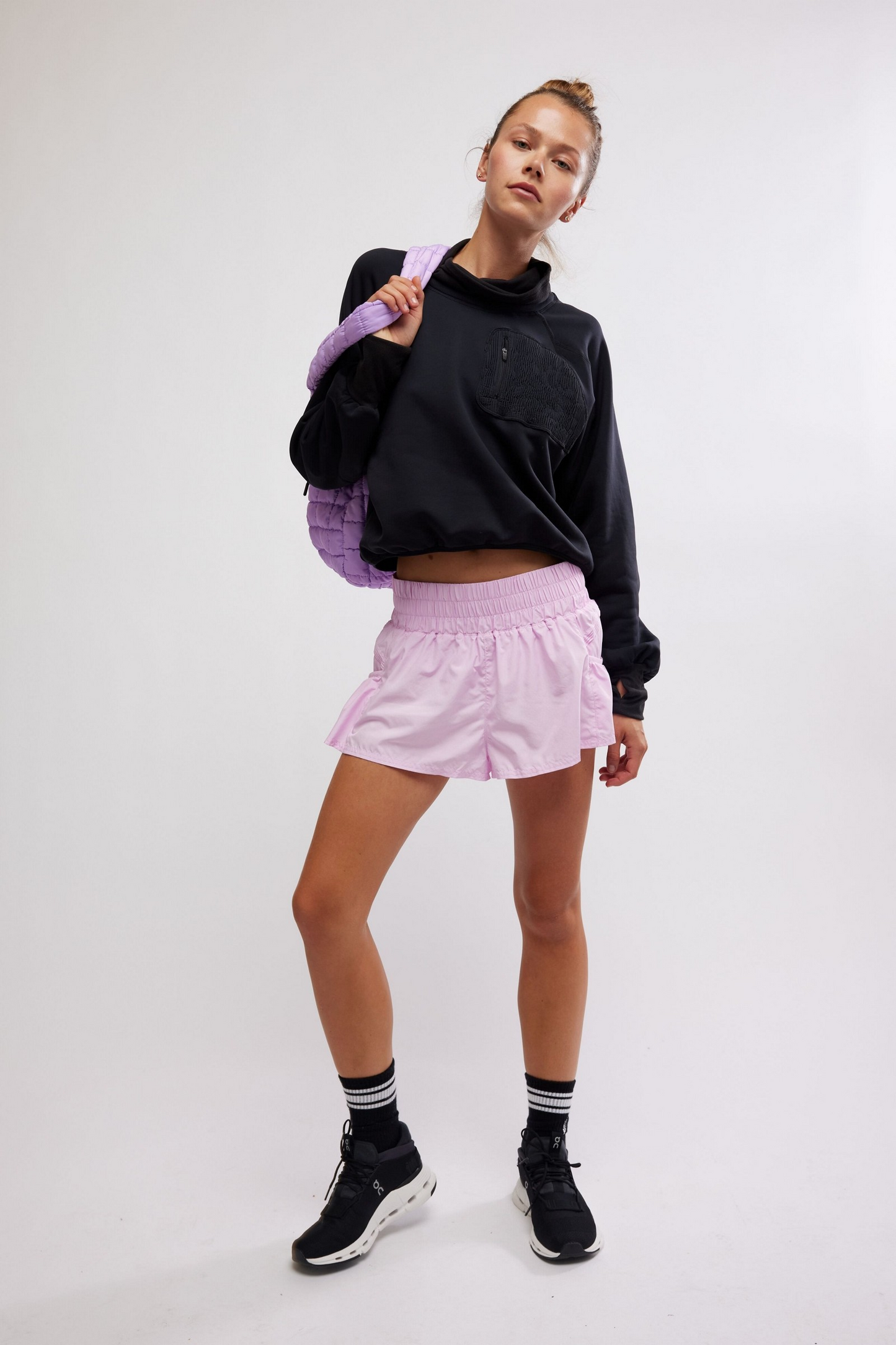 POWDER PINK GET YOUR FLIRT ON SHORTS