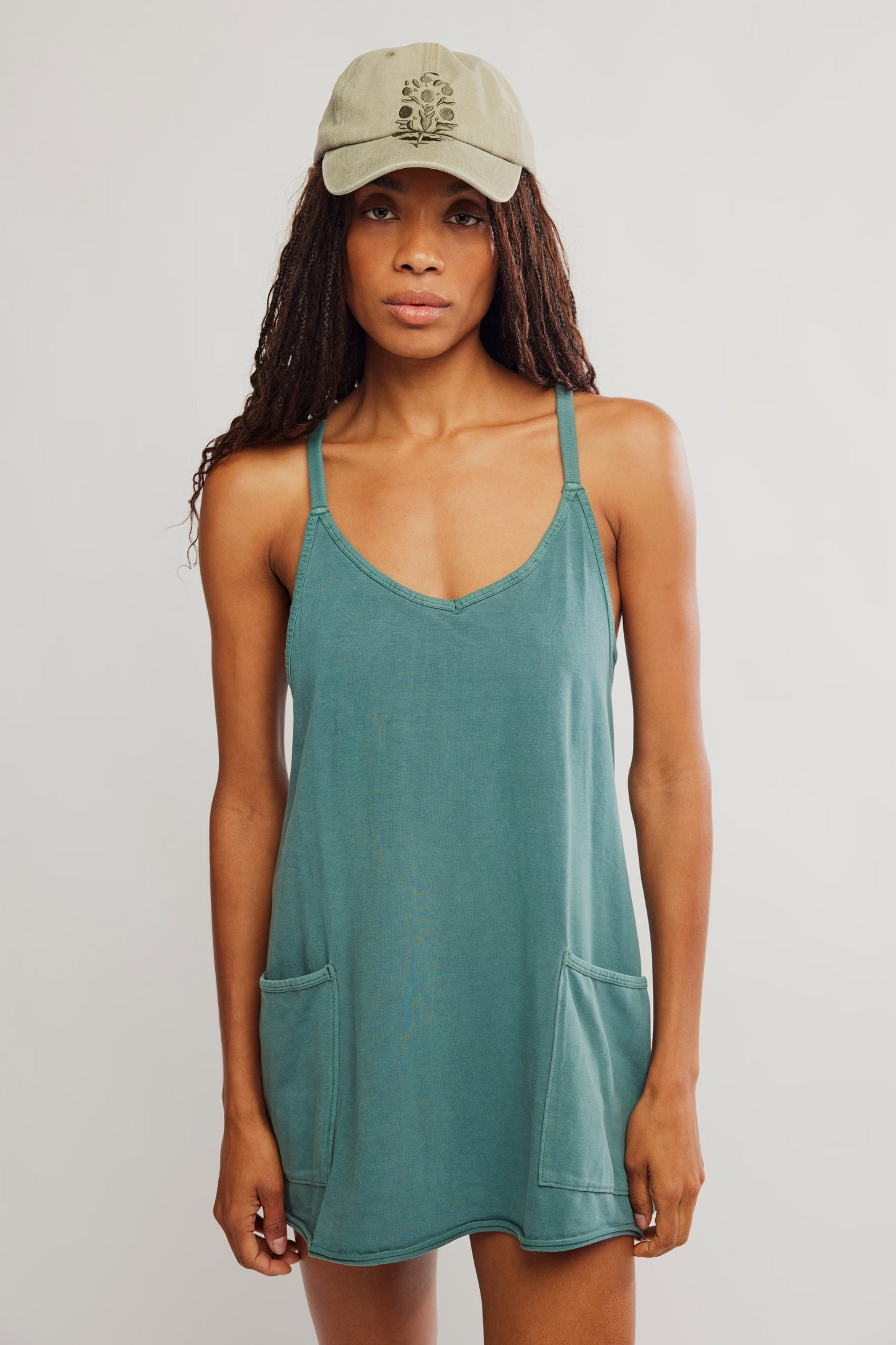 EVERGREEN HOT SHOT MINI DRESS