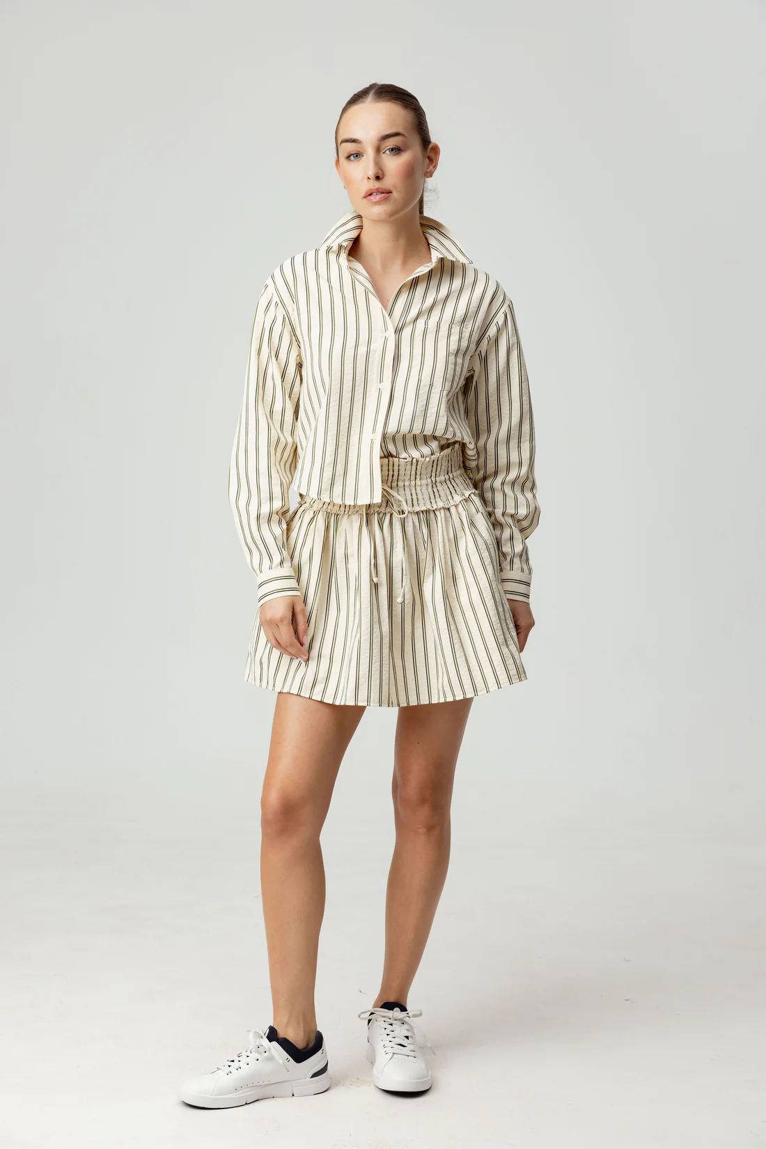 SUNDAYS FARO STRIPE IONA SKIRT