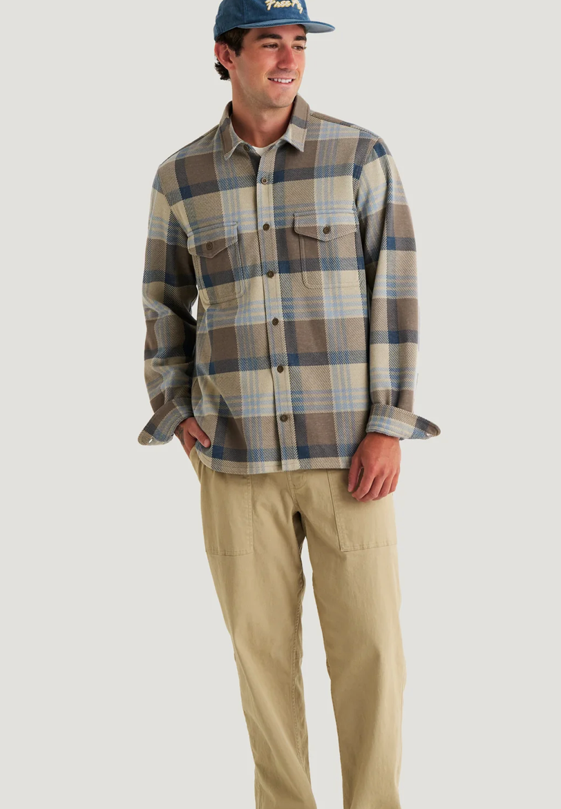 DESERT TAN PLAID GALLATIN OVERSHIRT