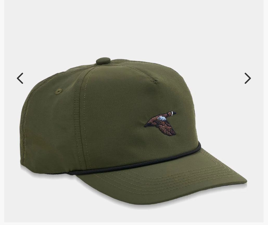 OLIVE PERFORMANCE ROPE HAT