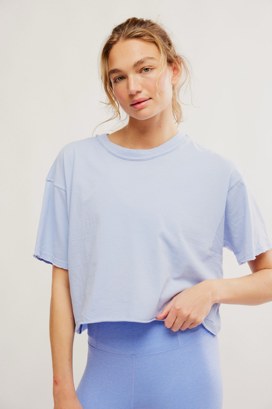 FREE PEOPLE MISTY SKIES INSPIRE TEE