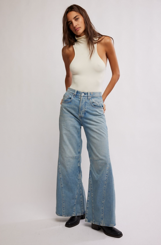 FREE PEOPLE FAST FORWARD EDEN HIGH SLOUCHY JEAN