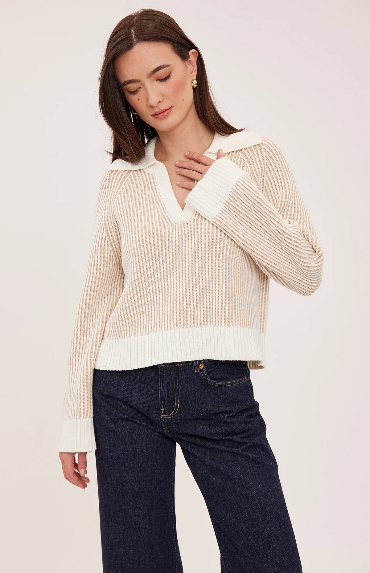 GENTLE FAWN CREAM XANDER SWEATER