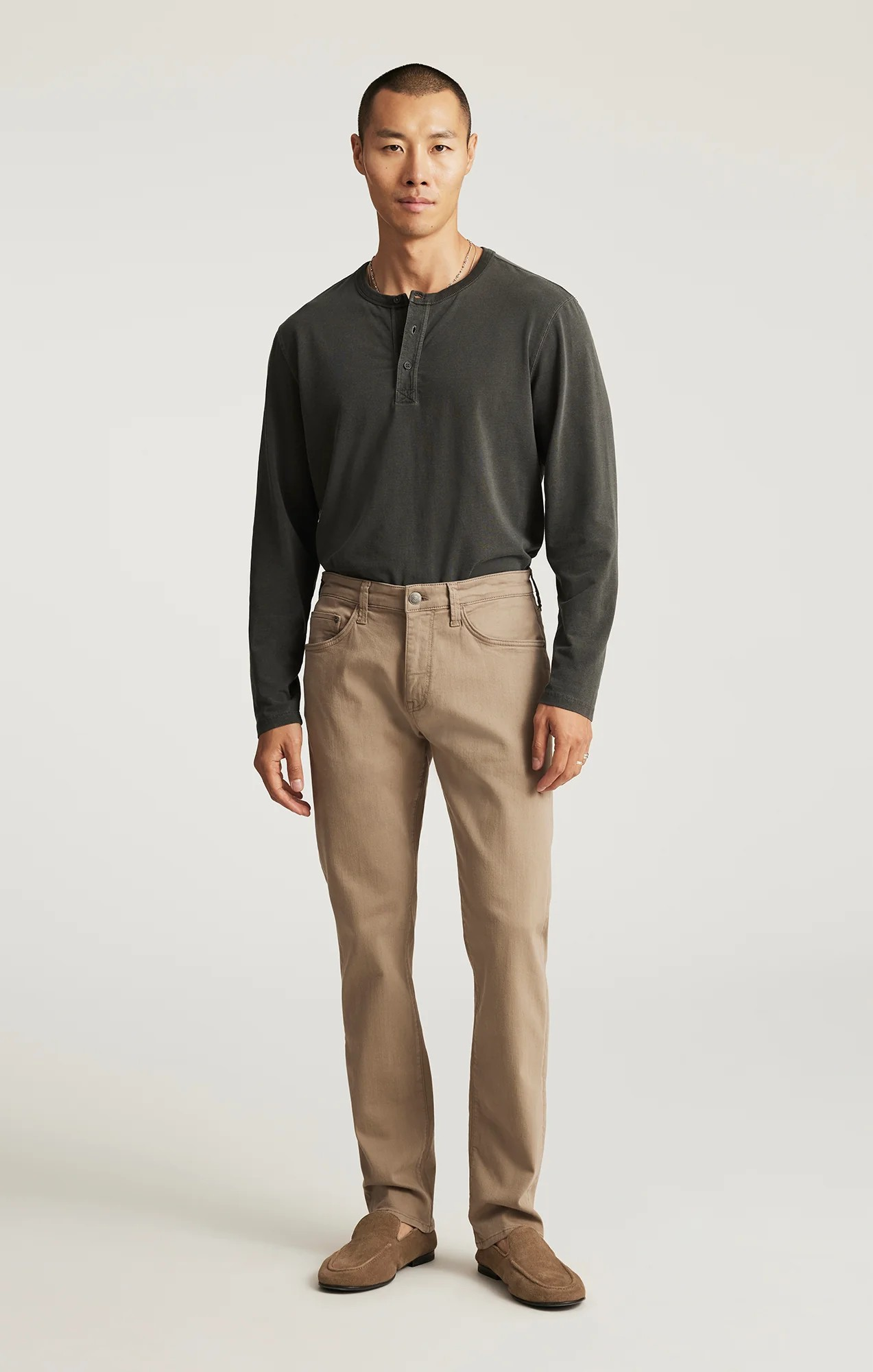 BRINDLE MARCUS SLIM STRAIGHT PANTS