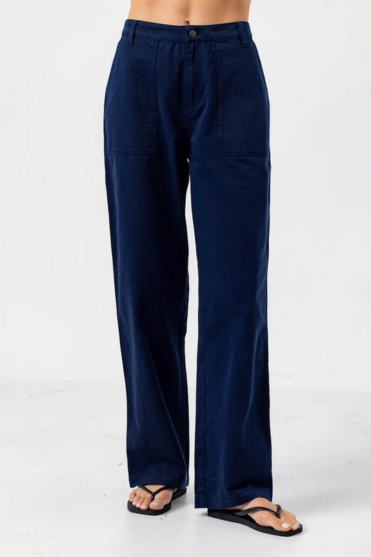 NAVY ISMENE PANTS