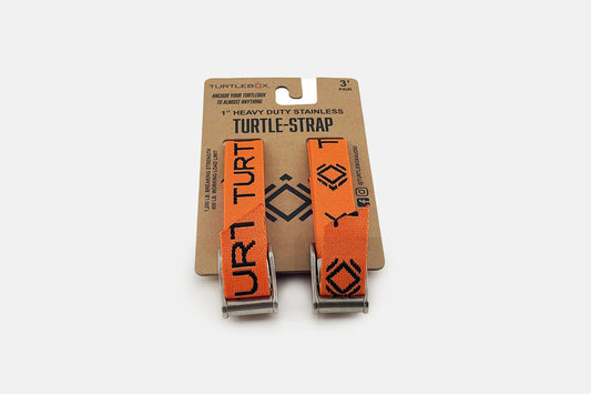 TURTLEBOX TIE-DOWN STRAPS- BLAZE ORANGE