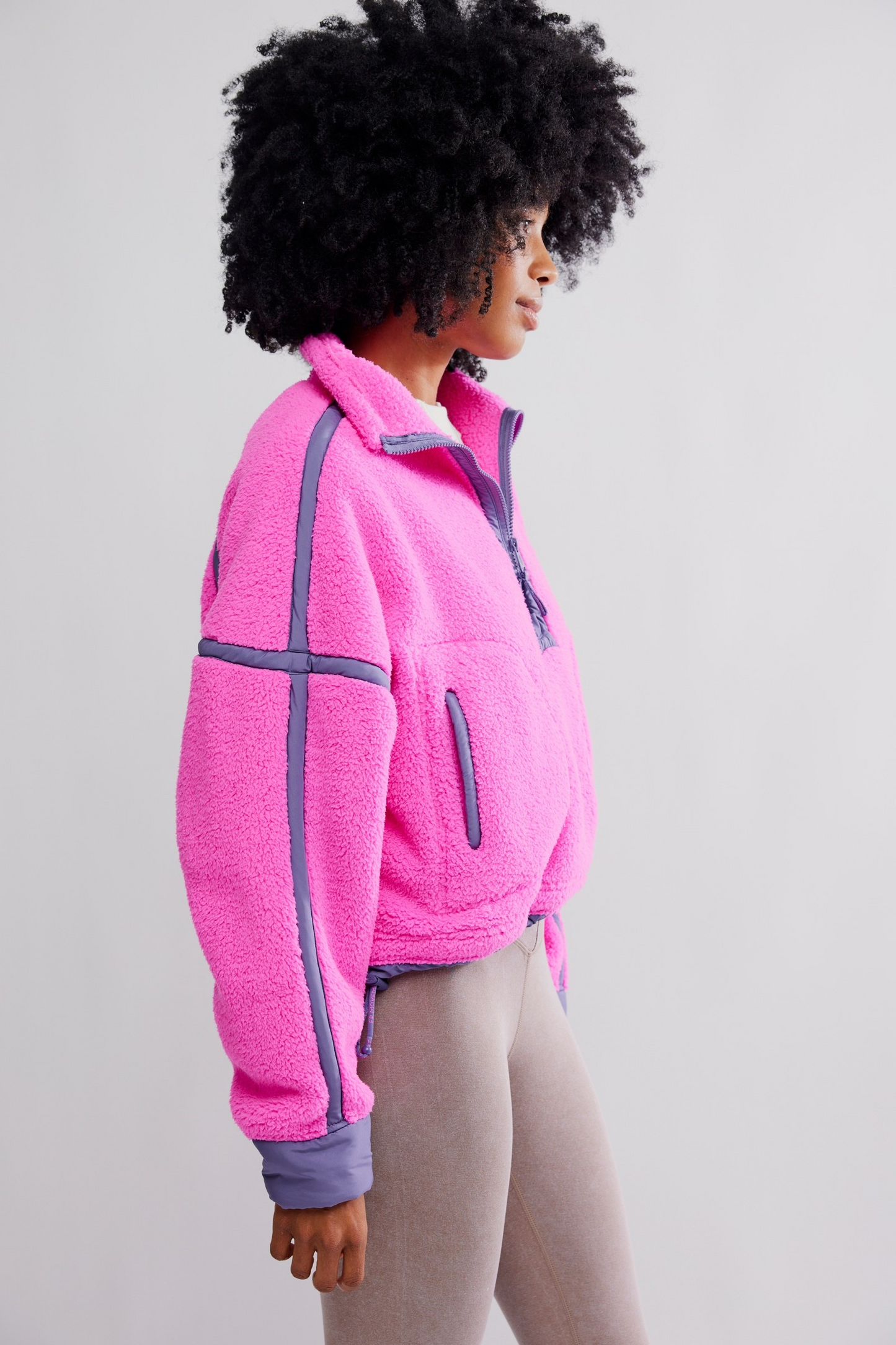 FUSCHIA FLIRT MOUNTAIN HIGH 1/2 ZIP