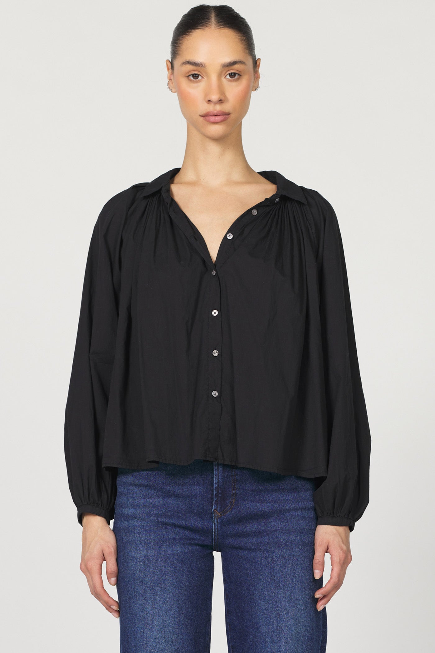 BLACK BENEDICT LONG SLEEVE SHIRT