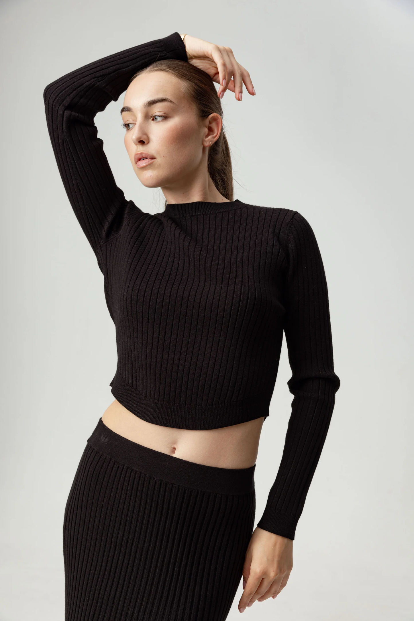 SUNDAYS BLACK CAIA SWEATER