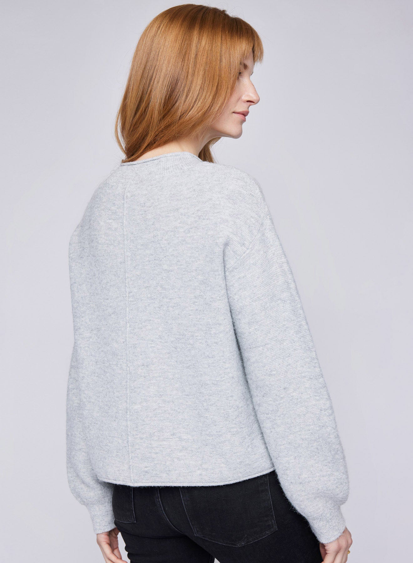 GENTLE FAWN HEATHER GREY WANDA SWEATER