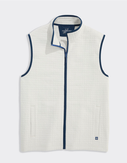 STONE QUILTED NAVIGATOR VEST
