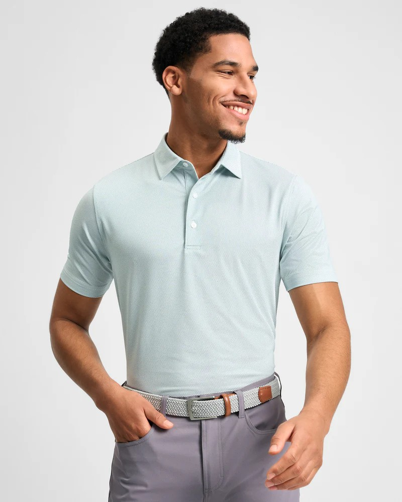 BOMBAY BRICK JACQUARD POLO