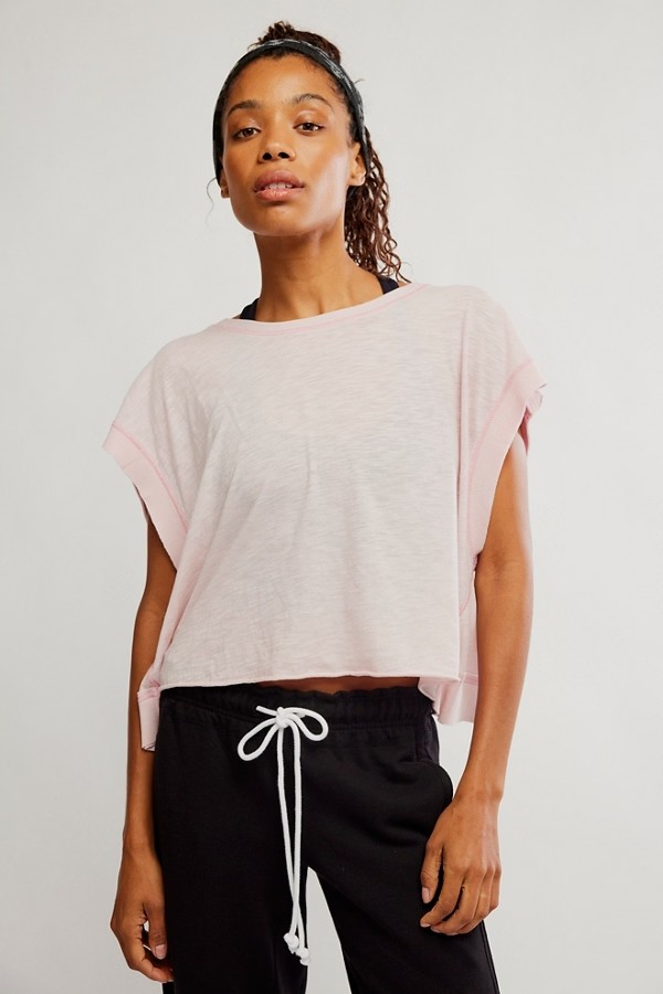 POWDER PINK MY TIME TEE