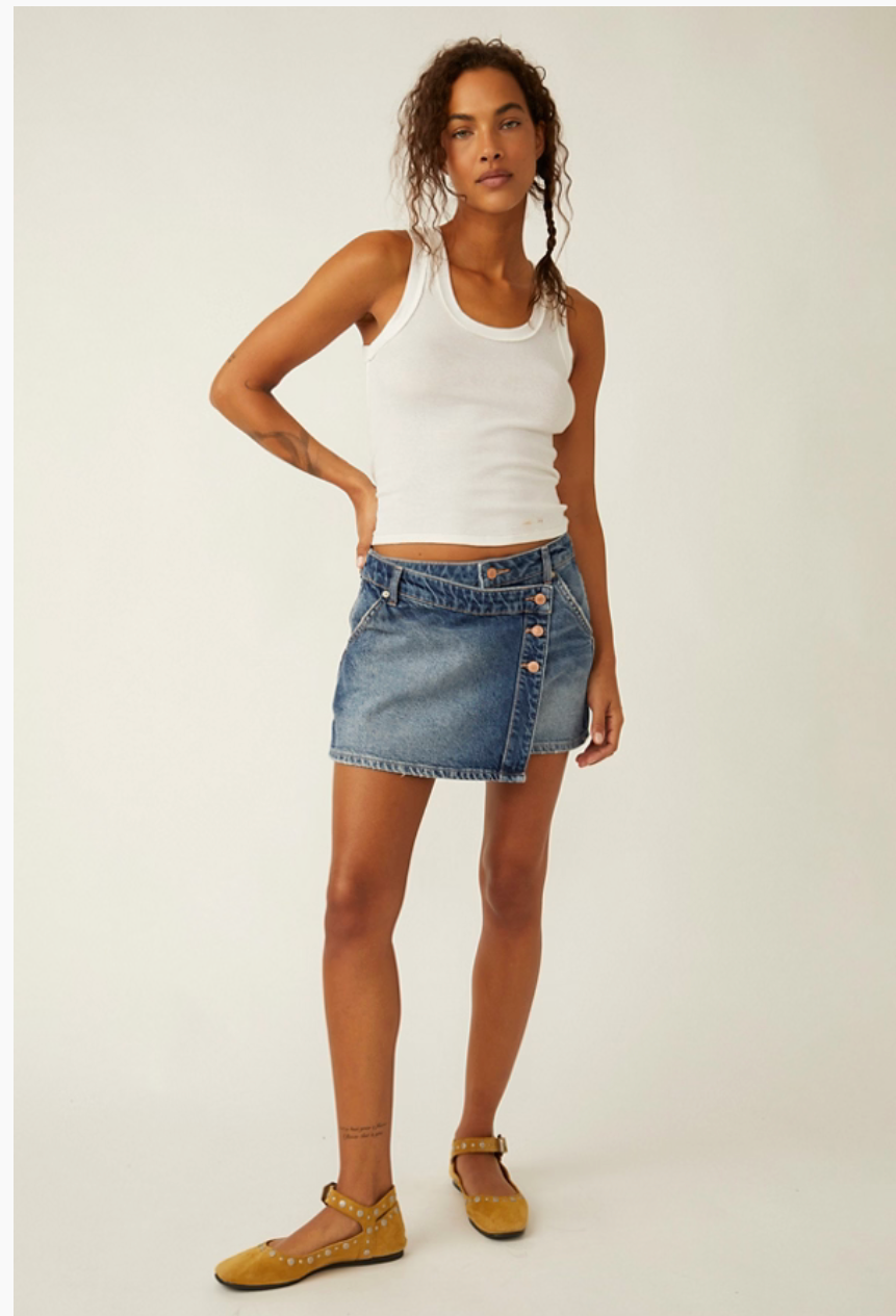 CORNFLOWER WYNNE DENIM SKIRT