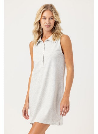 SUNDAYS LIGHT HEATHER GREY ELIZA DRESS