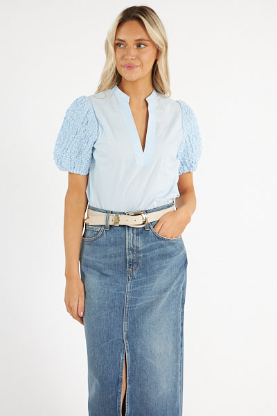 SUNDAYS SKY BLUE PILAR TOP