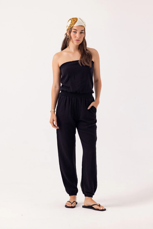 SUNDAYS BLACK FALLON JUMPSUIT