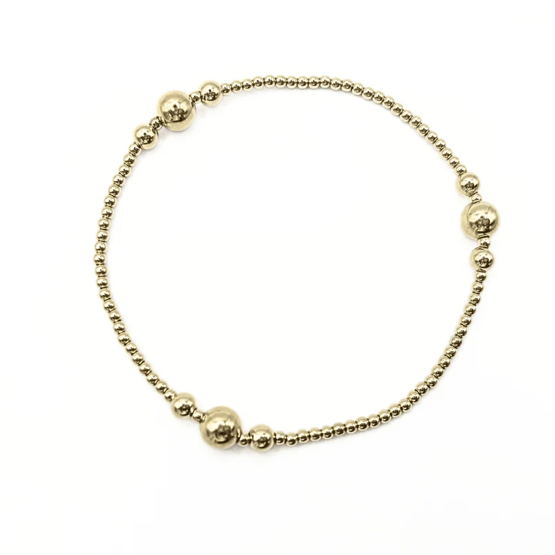 ERIN GRAY THE NANTUCKET COLLECTION 14K GOLD-FILLED BEADED BRACELET