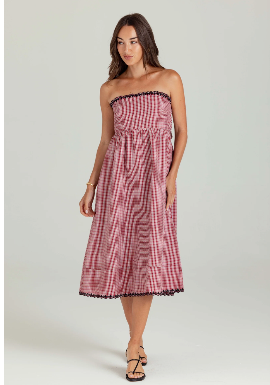 SUMMERHOUSE PLAID LOGEN DRESS