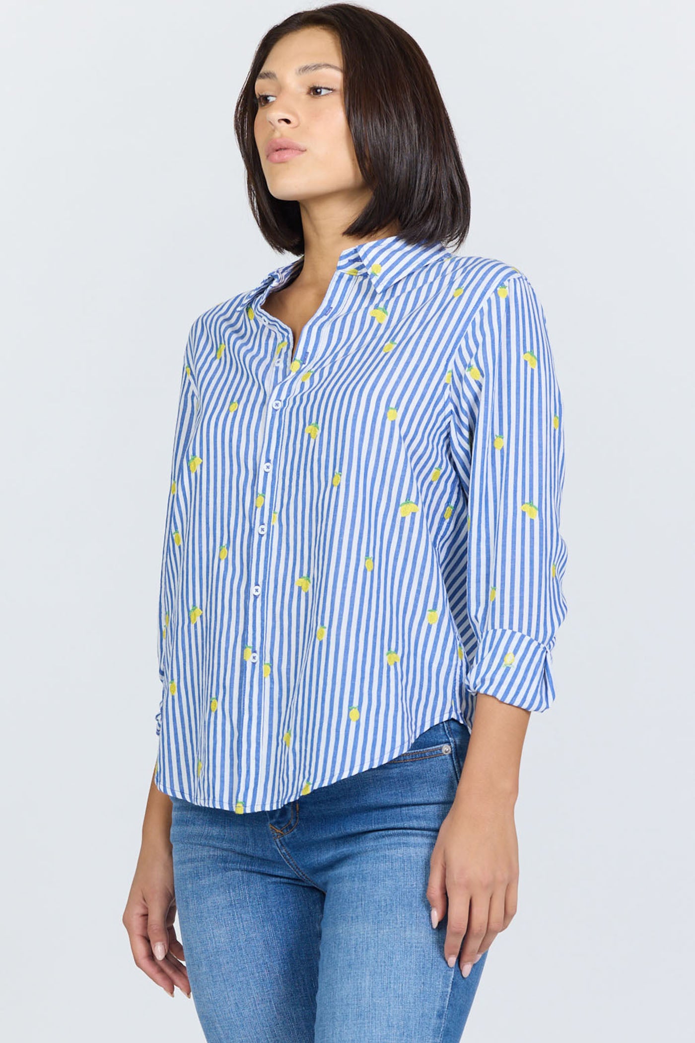 BLUE LEMON EMBROIDERY LOLITA TOP