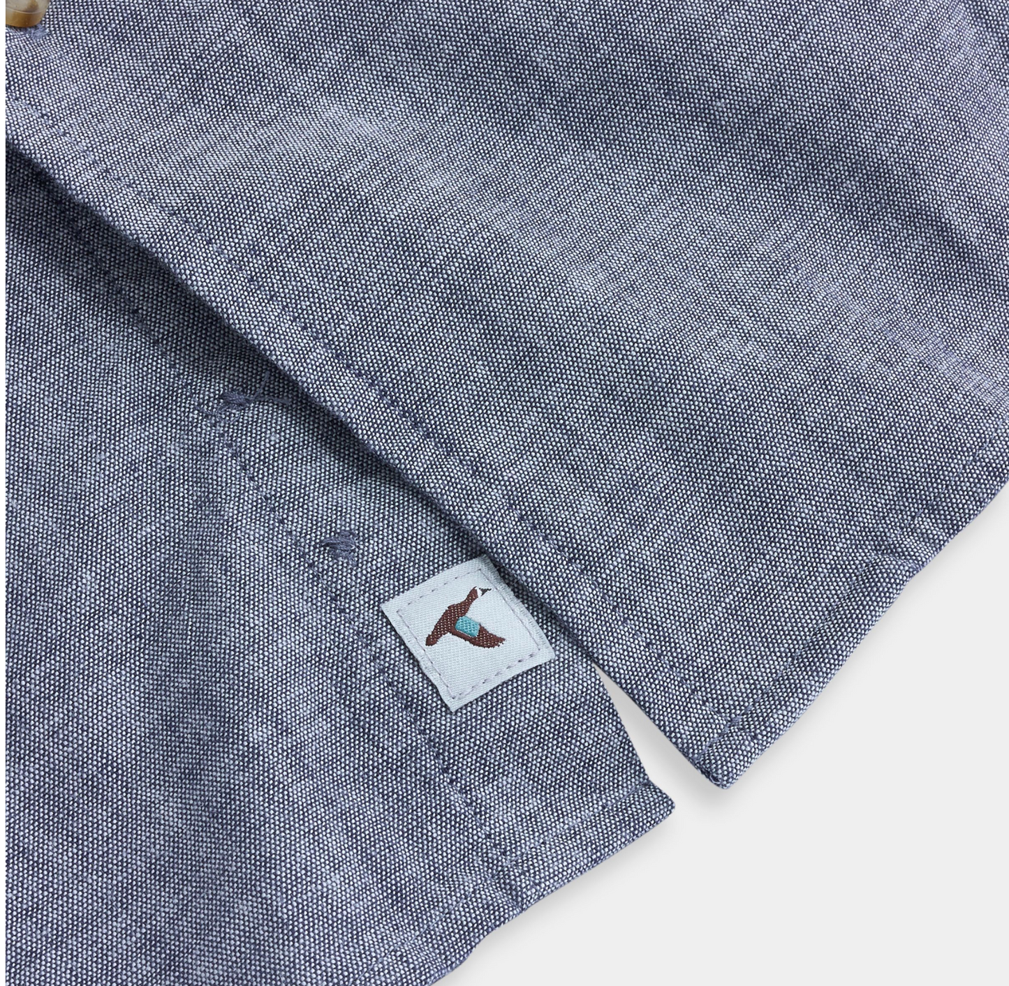 CORNFLOWER BAXTER CHAMBRAY SPORT SHIRT