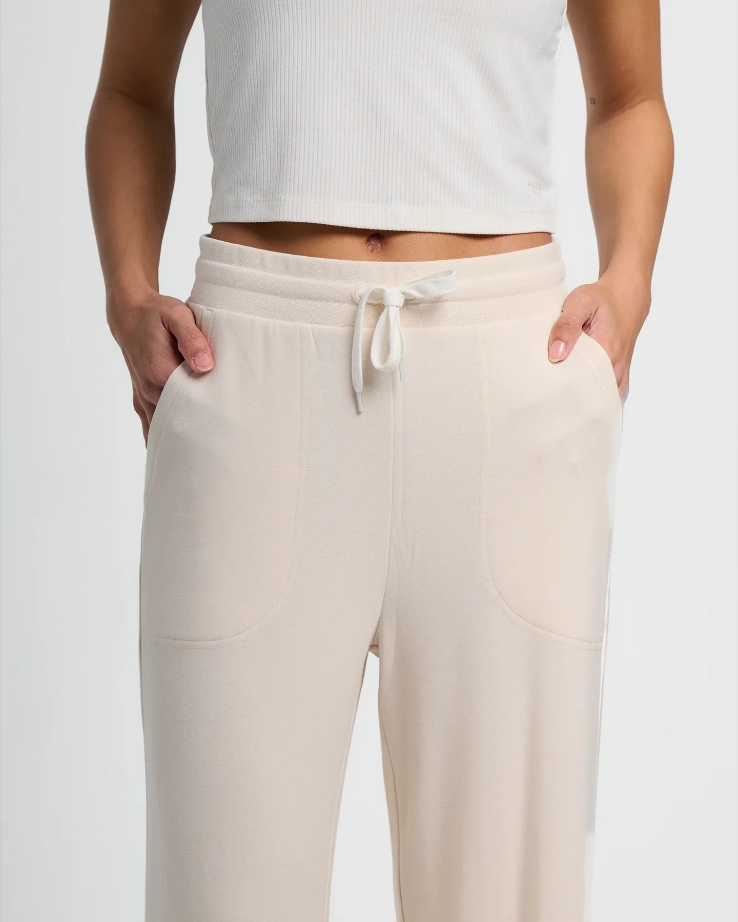 WOMEN'S BAMBOO LIGHTWEIGHT FLEECE WIDE LEG PANT
