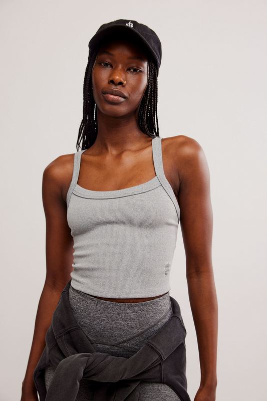 HEATHER GRAY ALL CLEAR SOLID CAMI