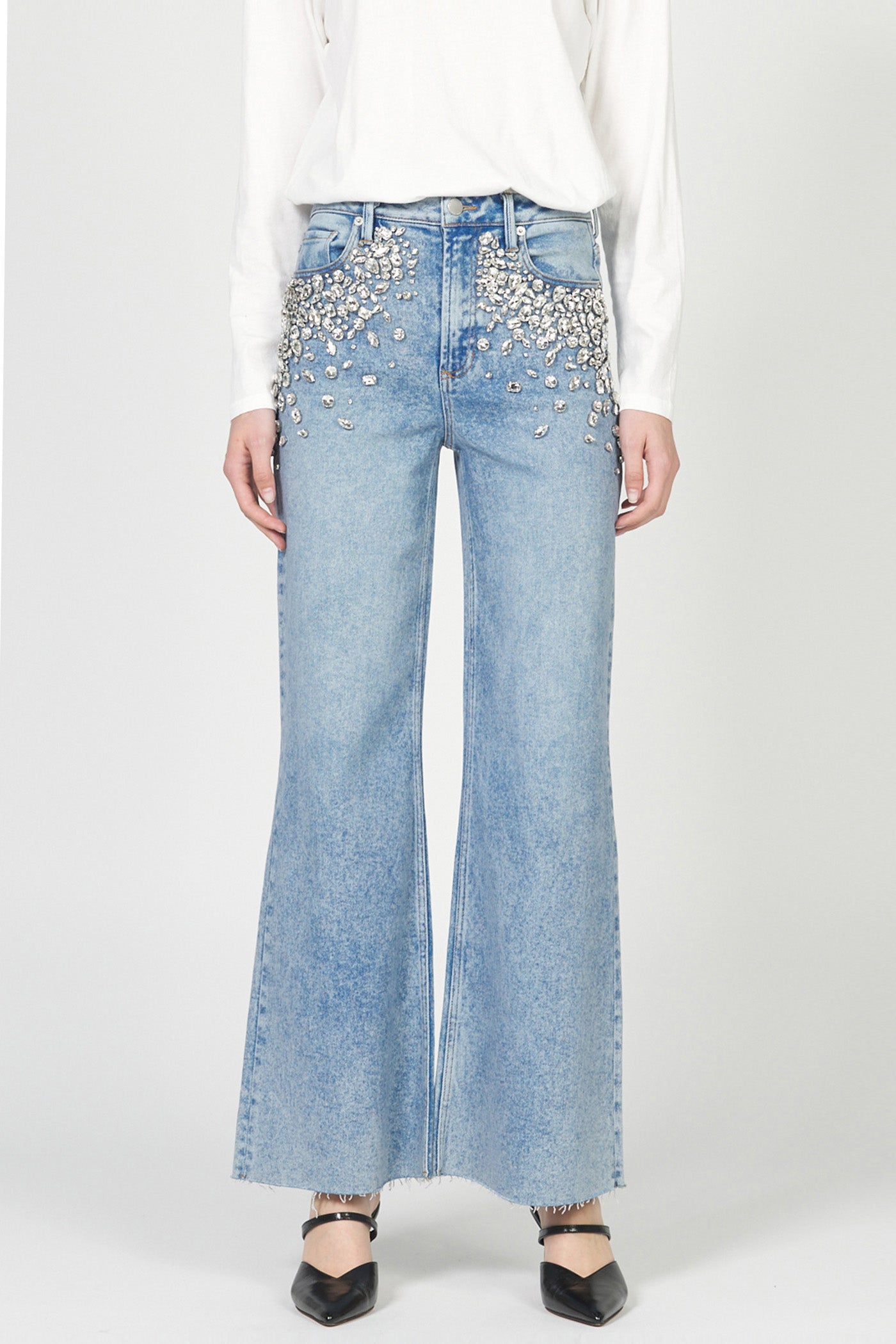 SPARKLE FIONA WIDE LEG JEAN