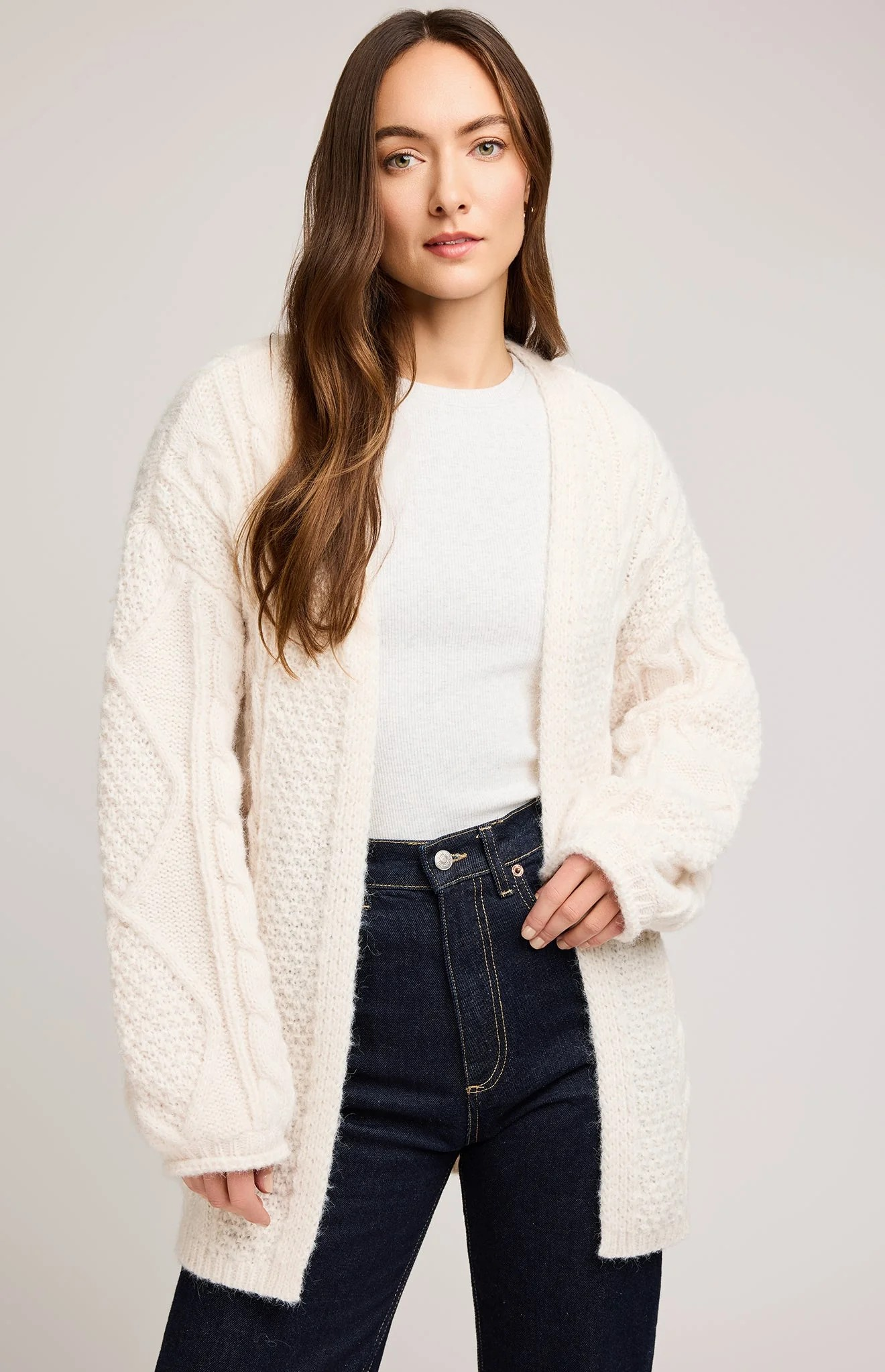 CREAM BETTY CARDIGAN
