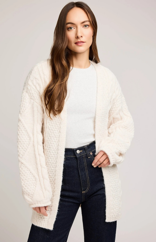 CREAM BETTY CARDIGAN