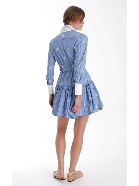 BLUE STRIPE LUMI DRESS