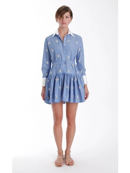 BLUE STRIPE LUMI DRESS