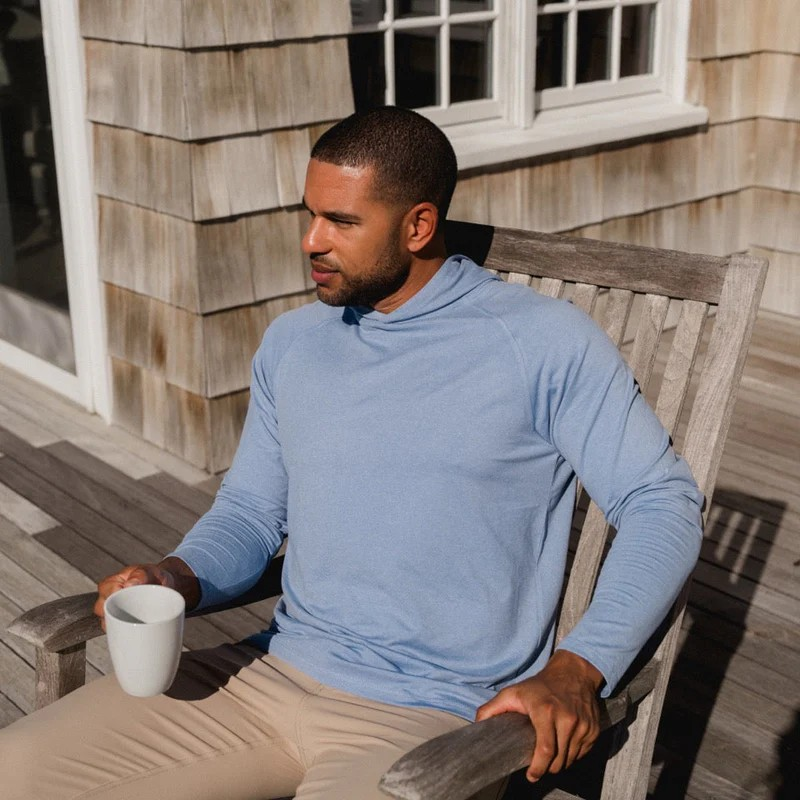 LIGHT BLUE WANDER HOODIE