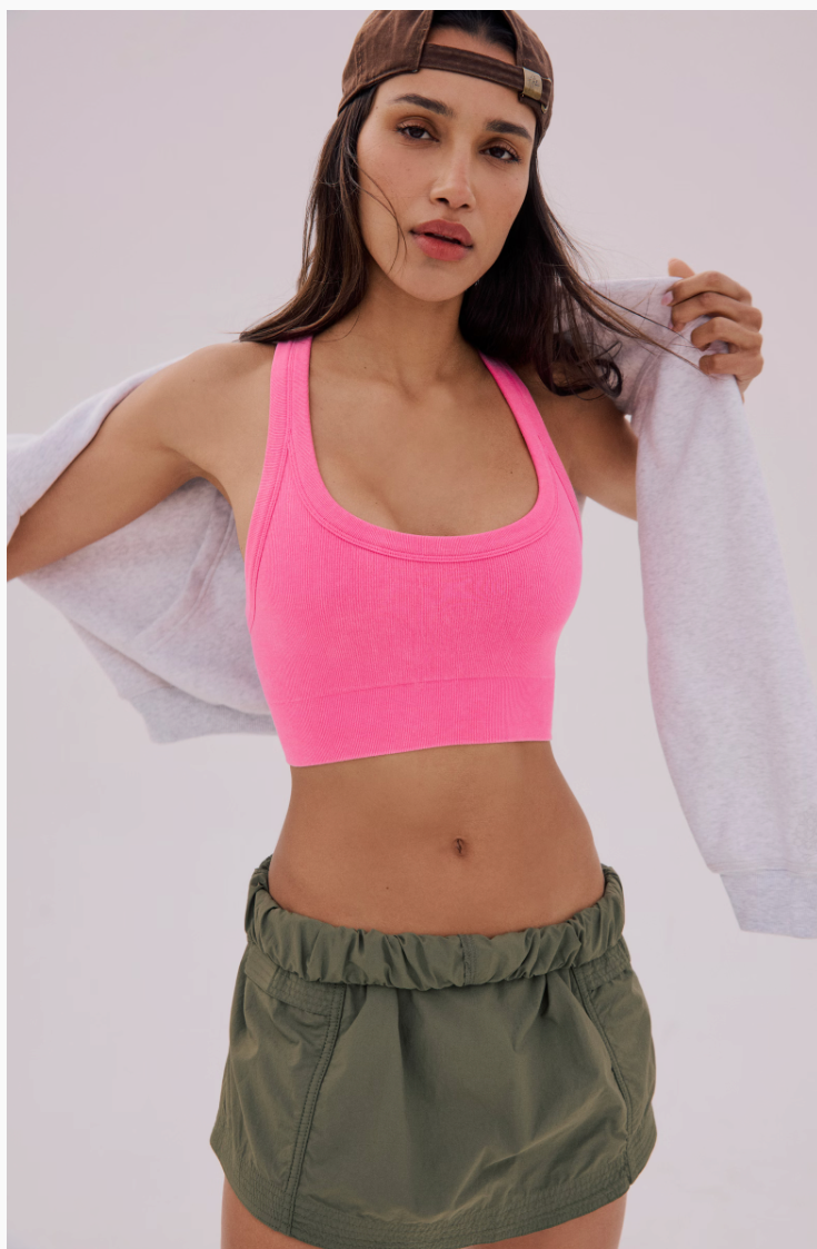 WASHED HOT PINK GO TO BRA