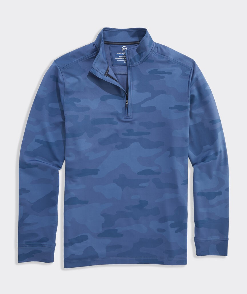 MOONSHINE CAMO PERFORMANCE CLUB QUARTER-ZIP