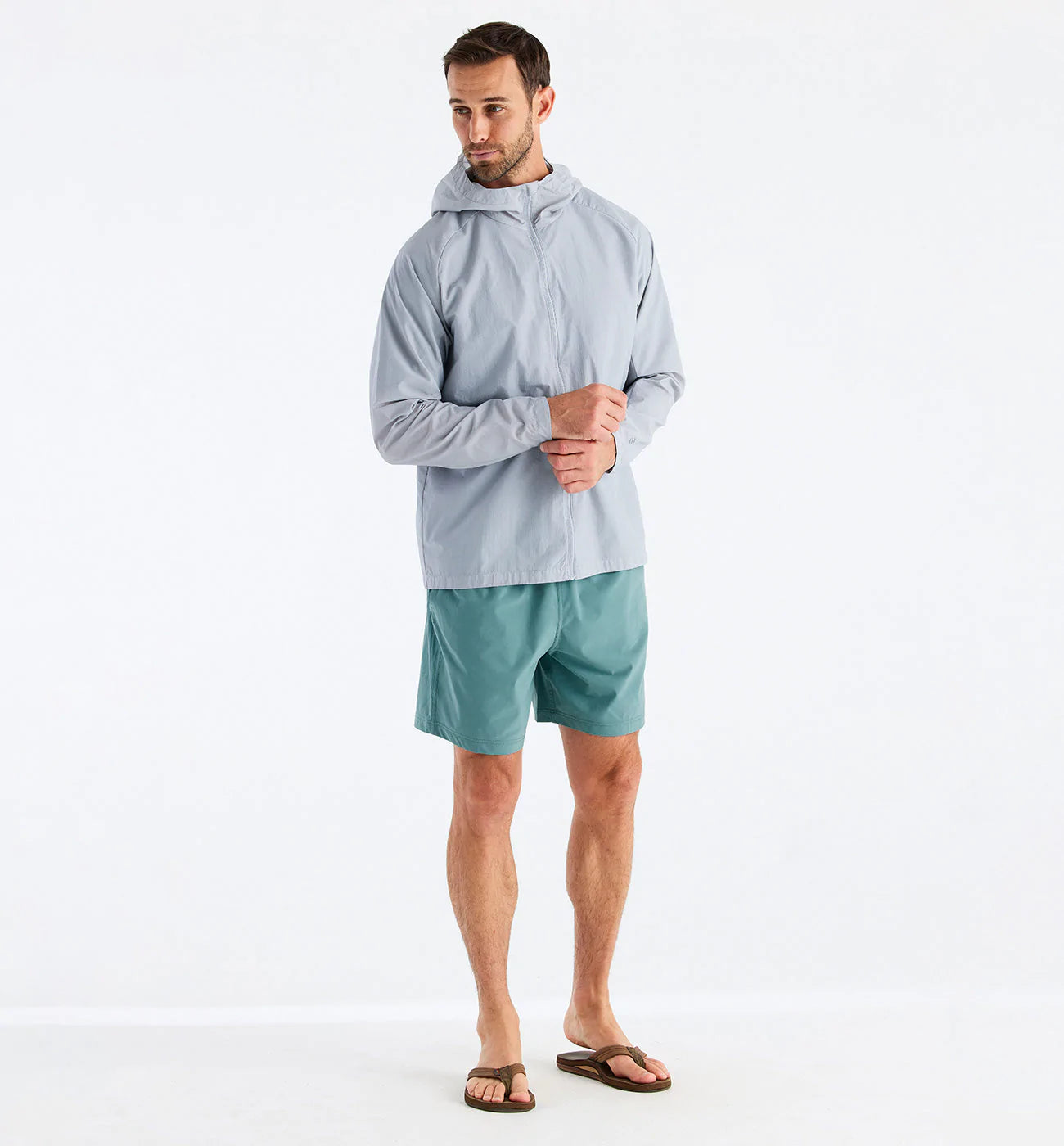 FREE FLY SABEL GREEN LINED BREEZE SHORT